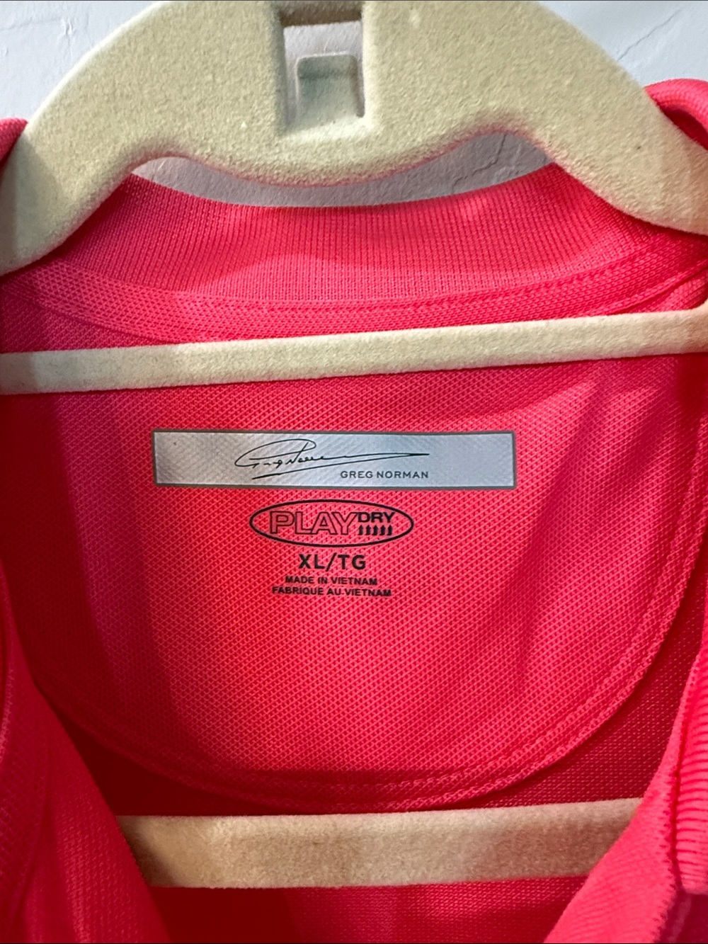 Greg Norman Sleeveless Polo Top in Pink - Classic Women's Golf Shirt Size XL NWT - Picture 4 of 6